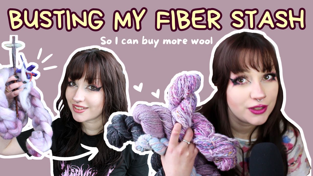 DECLUTTERING MY WOOL STASH (So I Can Buy More Wool) - Spin With Me | Shaiyeh ♥