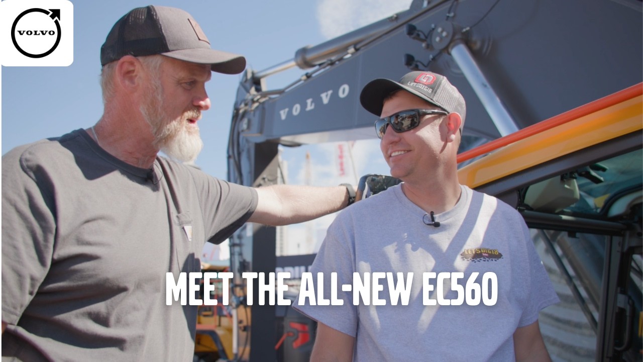 A Look at the All-New Volvo EC560 Excavator With Letsdig18