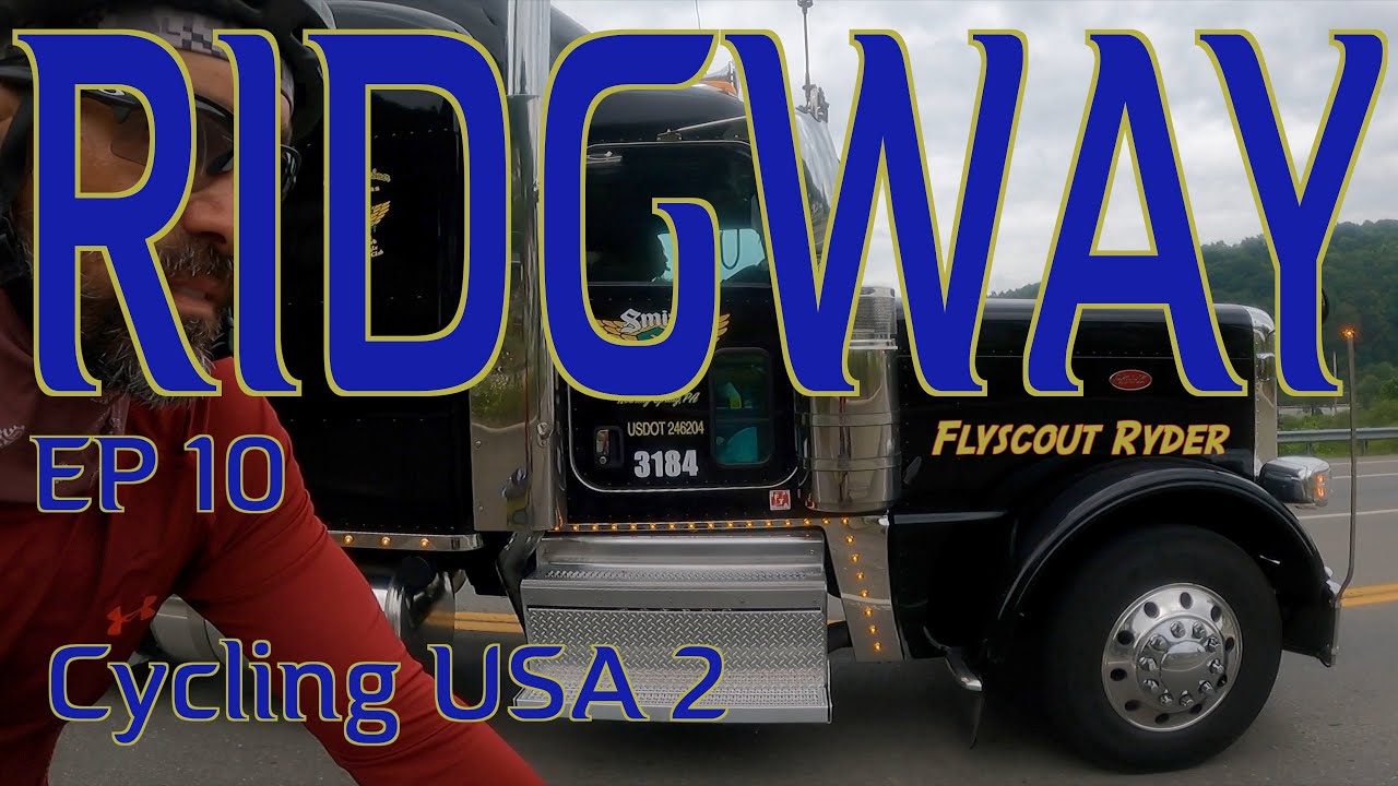 RIDGWAY (Revised) - Cycling USA 2 (Ep10) - Bicycle Touring Documentary-Trucking Traffic on Route 219