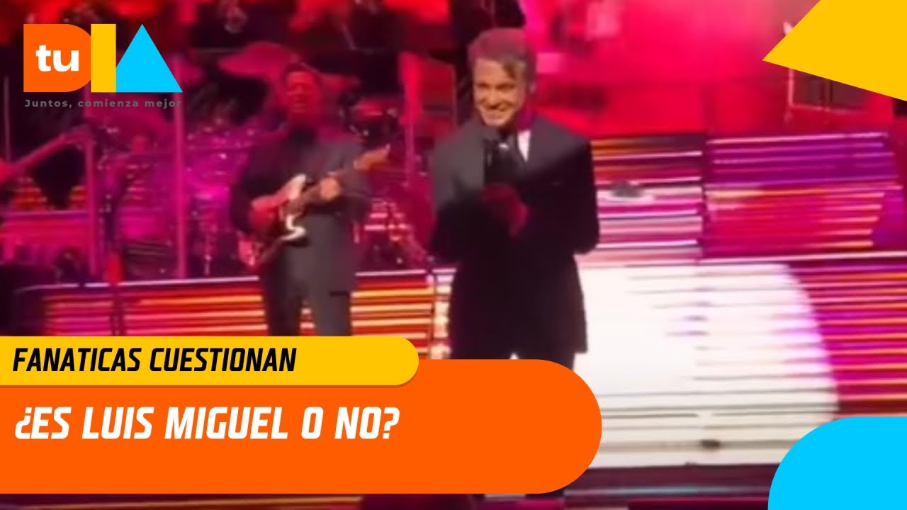 Fanáticas aseguran que Luis Miguel tiene un doble. Tu Día, Canal 13