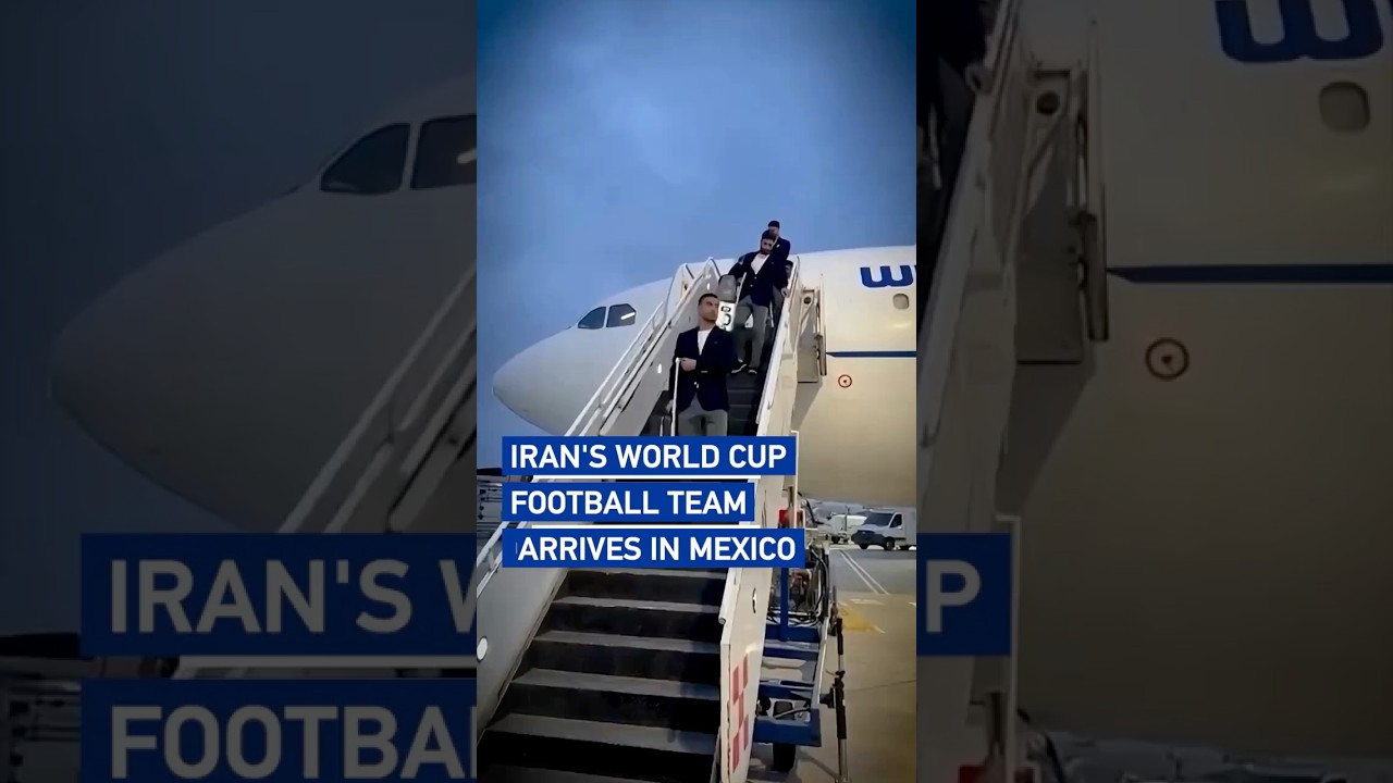 Iran's World Cup football team arrives in Mexico