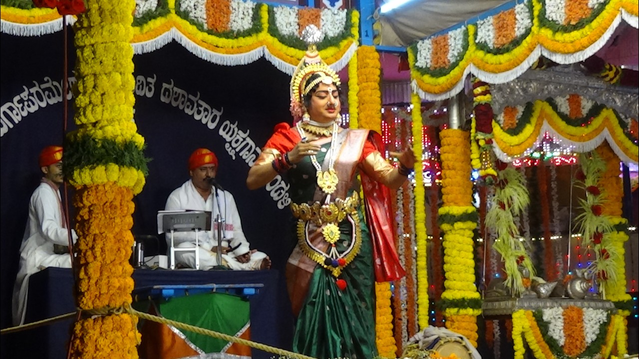 Yakshagana -- Shri Devi Mahatme - 1 - Nelliyadi - Rakshith Mumbai