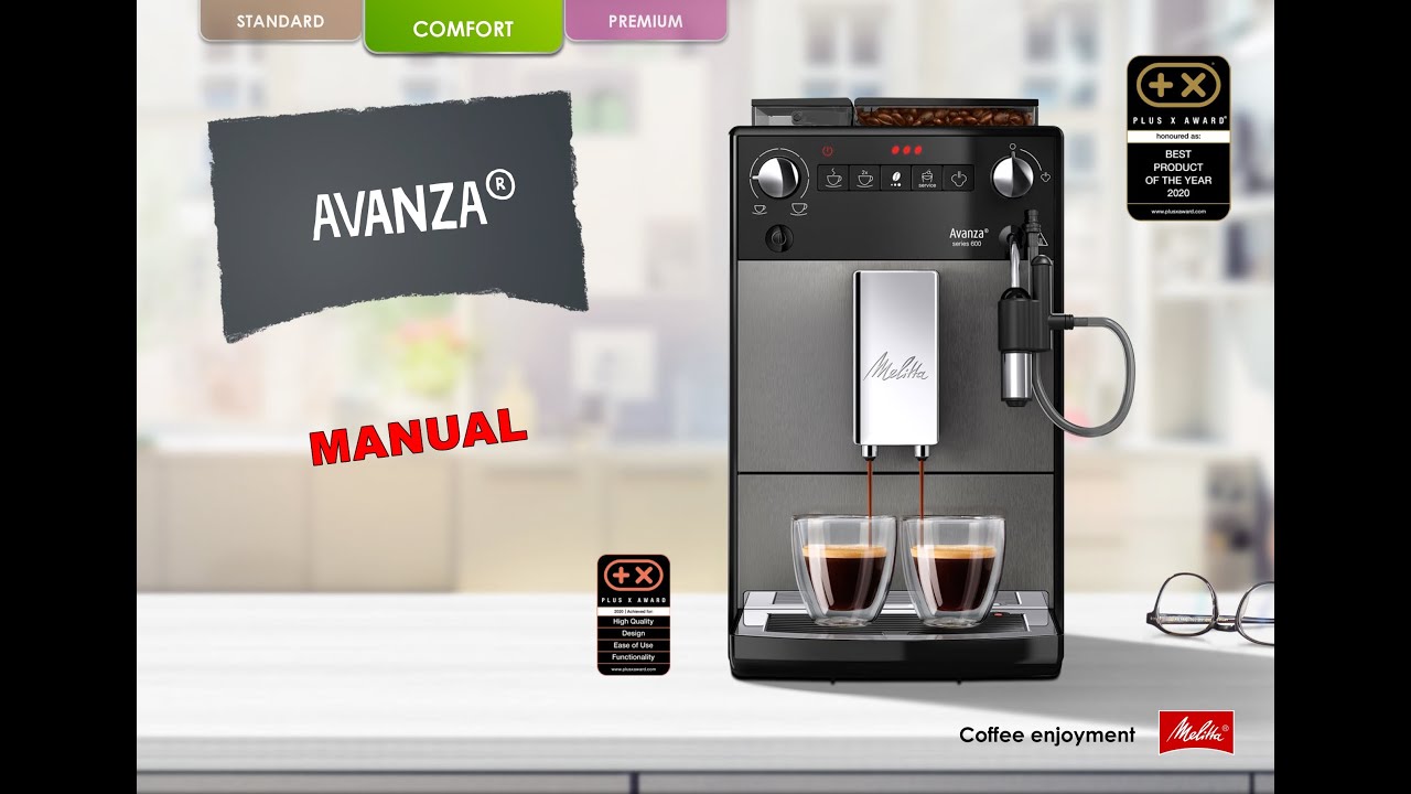 Hướng dẫn sử dụng máy pha cà phê tự động Melitta Avanza