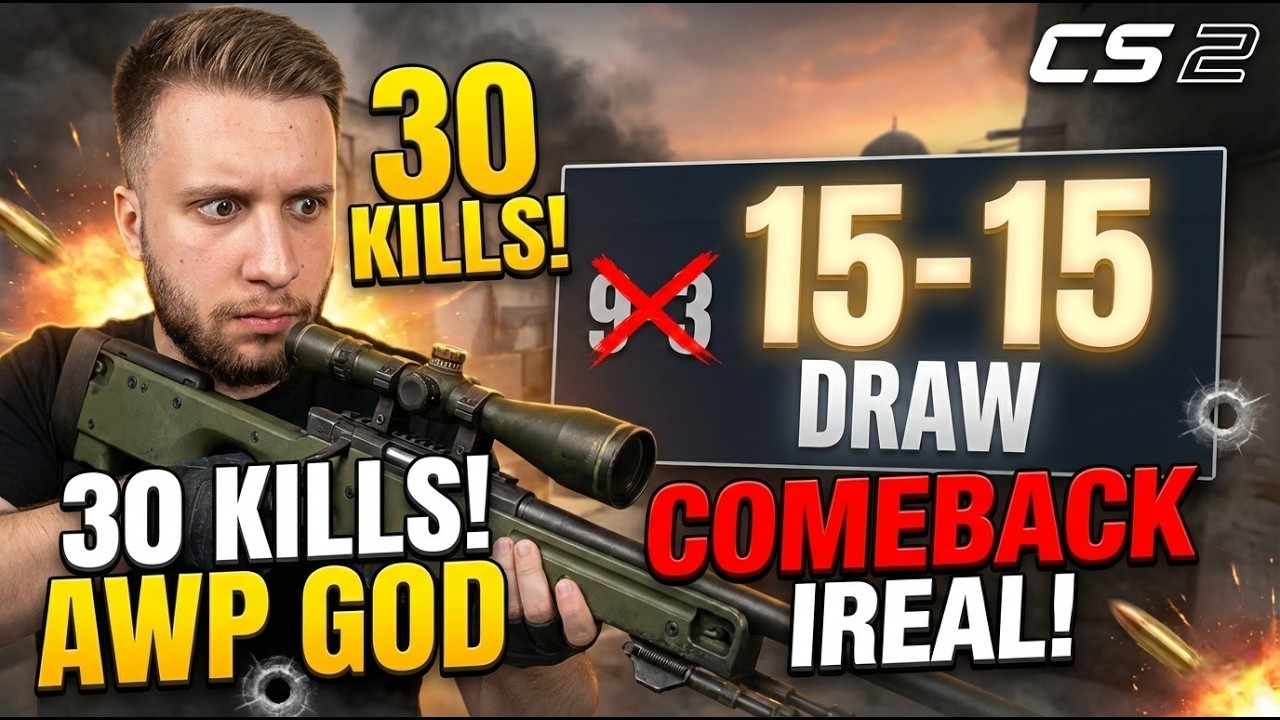 AWP MASTER!! 😱 30 de Kill-uri și Comeback IREAL de la 3-9