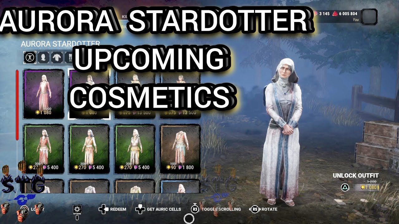 DBD AURORA STARDOTTER UPCOMING COSMETICS.
