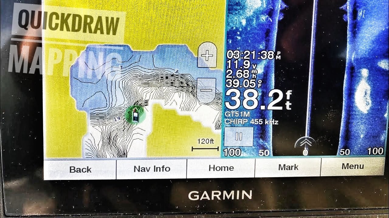 How to Use Garmin QuickDraw on 74sv ecomap plus