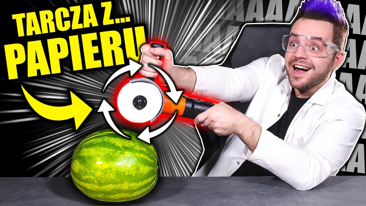 CO MOŻNA PRZECIĄĆ PAPIEREM? *12.000 obrot&oacute;w na minutę!*
