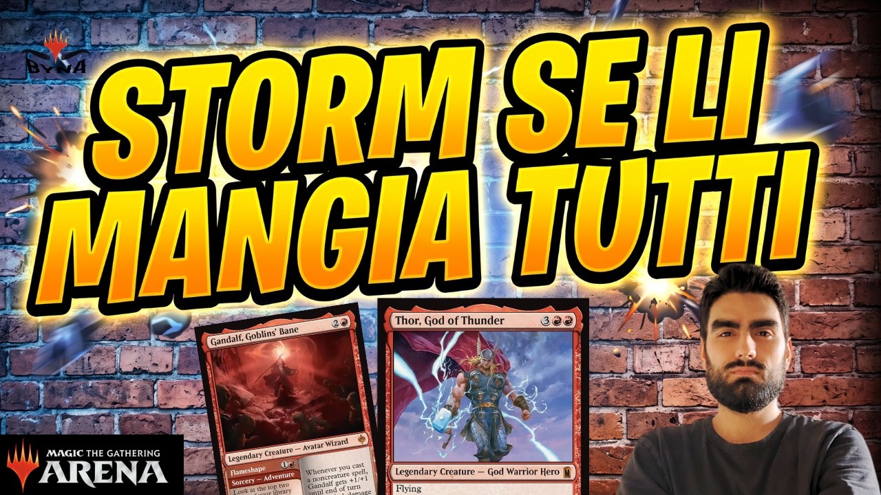 MONO RED STORM Standard Bo1  #mtgarena #magic #mtgita #magicthegathering