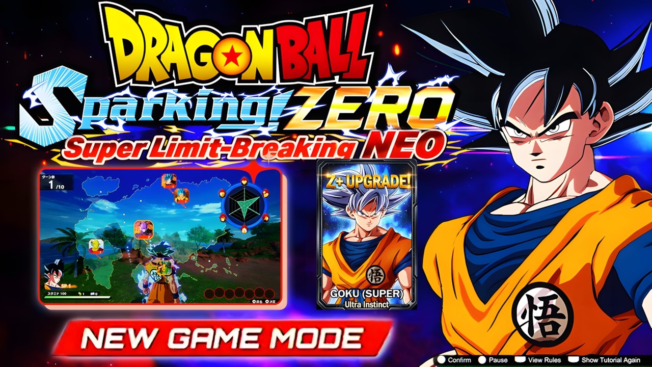 DRAGON BALL: Sparking! ZERO. Новое DLC: 4 режима игры и настройка персонажей!