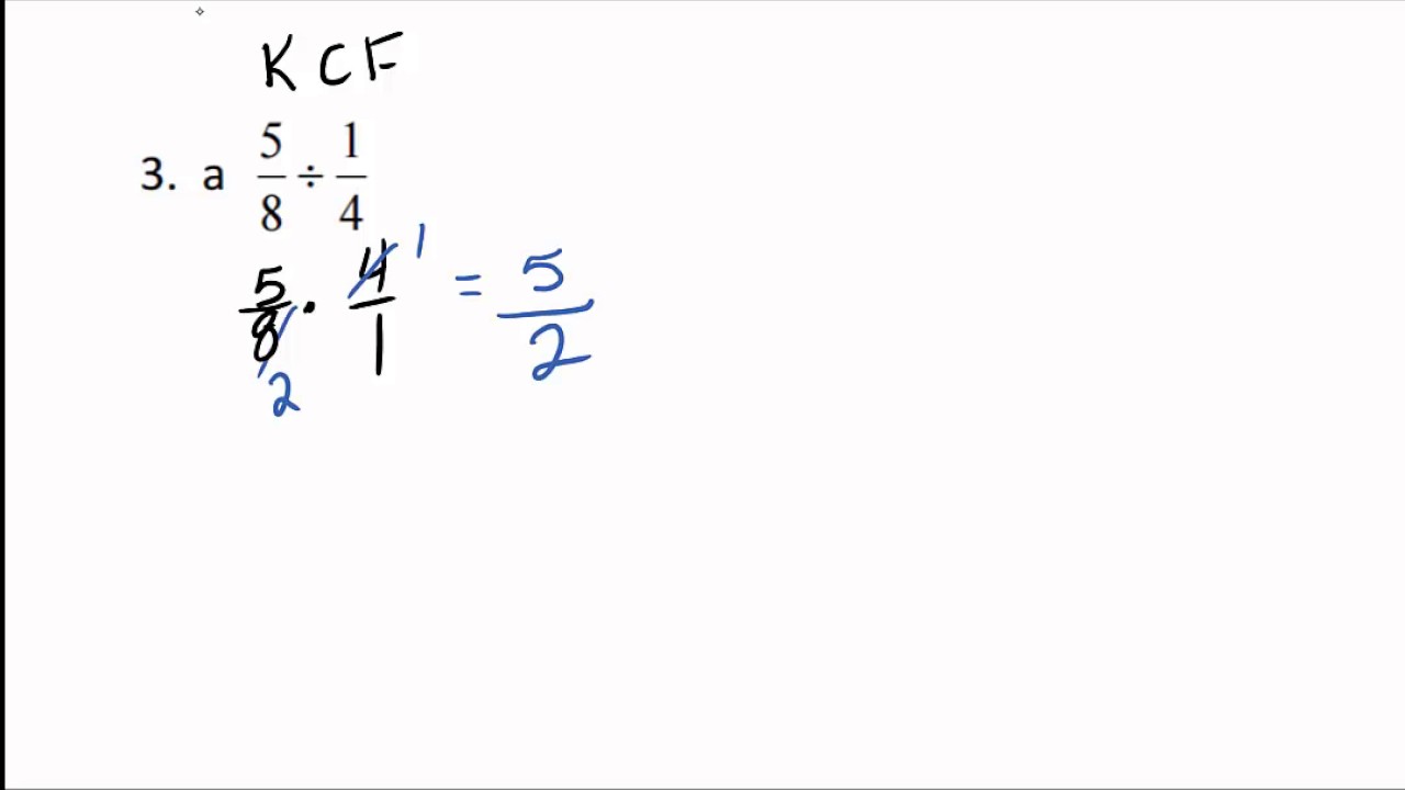 Dividing fractions keep change flip