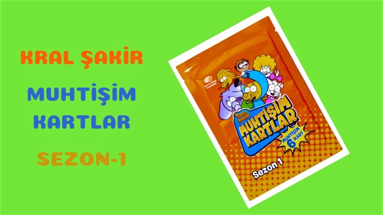 Kral Şakir muhtişim koleksiyon kartları(dijital albüm) sezon 1 YENİ!!! HAZİNE AVI BAŞLIYOR!!