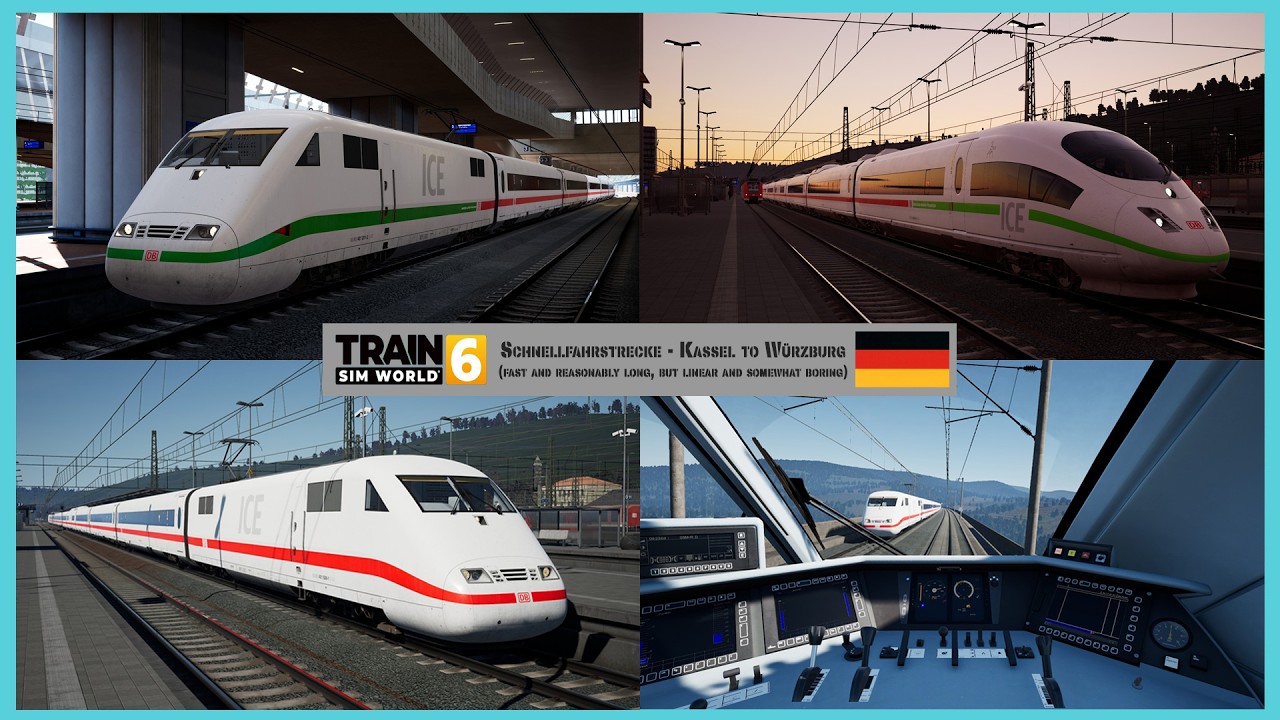 Schnellfahrstrecke - Kassel to Würzburg review ~ Train Sim World 6