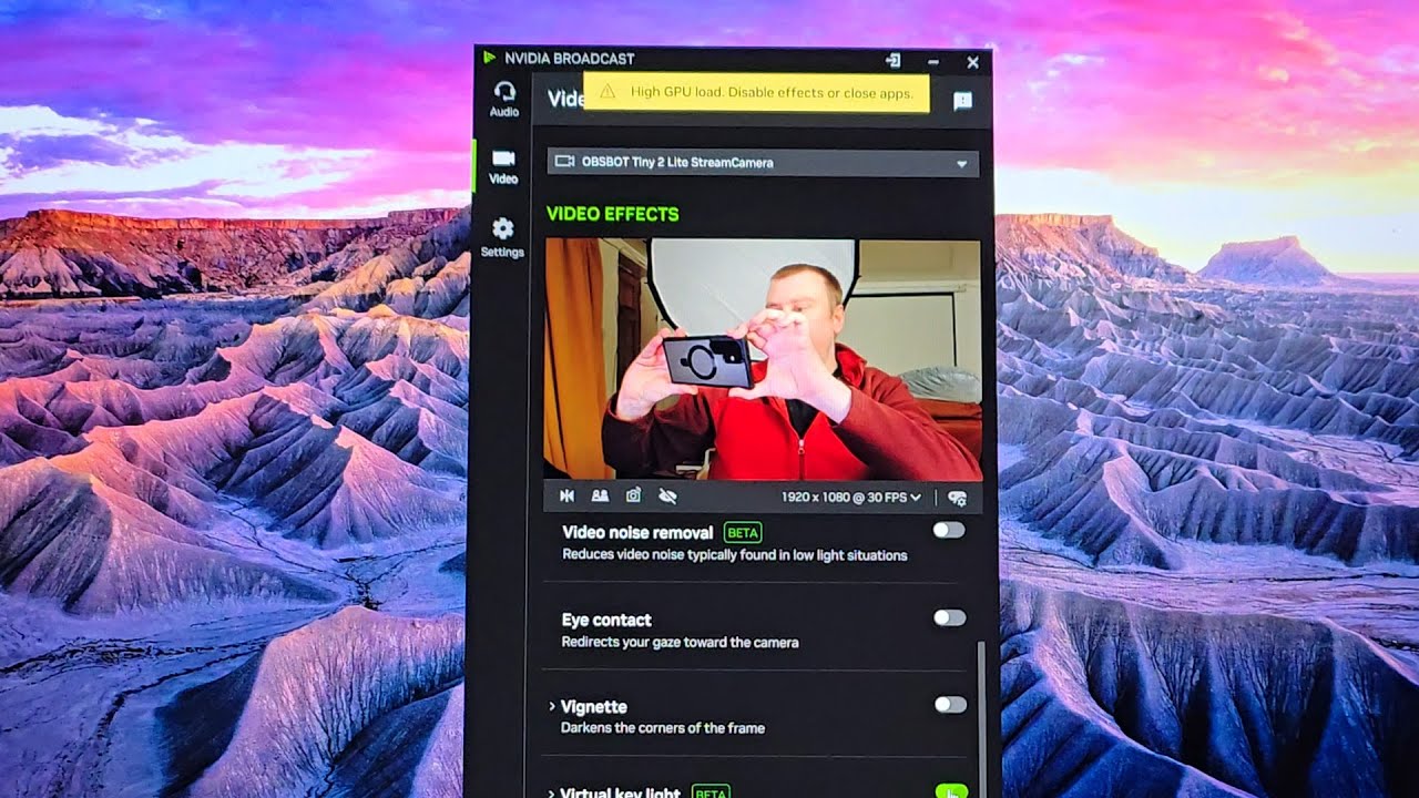 Major Nvidia Broadcast 2.0 Bug &ndash; Even my RTX 5080 Can&rsquo;t Handle It!