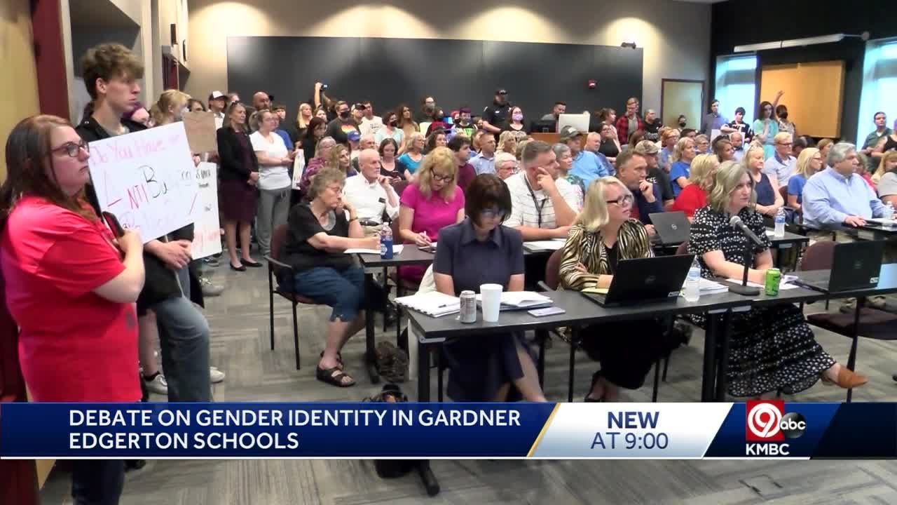Gardner-Edgerton school board meeting gets heated over proposed pronoun policy