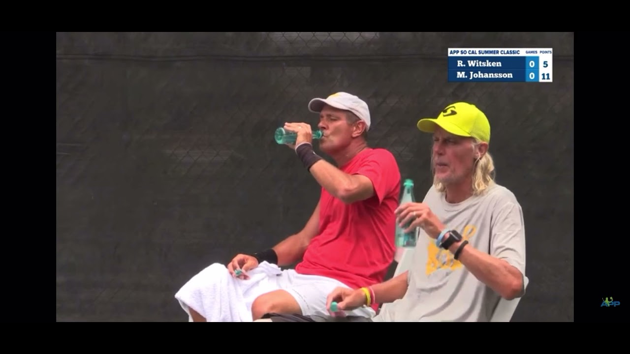 Pickleball So cal classic - men’s Senior pro singles Johansson vs. Whitsken
