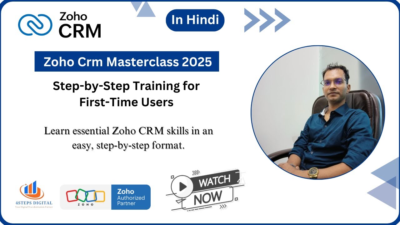 Zoho CRM Masterclass 2025 | From Beginner to Expert in No Time | Zoho Authorized Partner