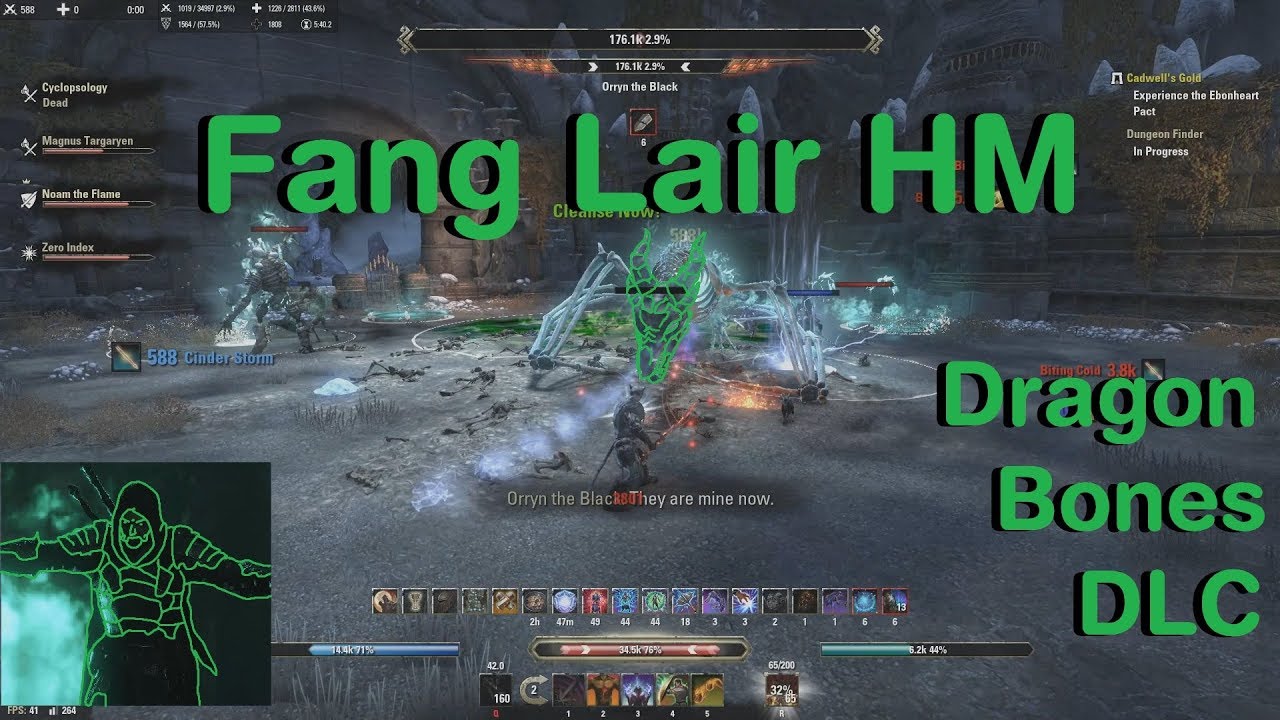 ESO - Dragon Bones - Veteran Fang Lair Hardmode Guide