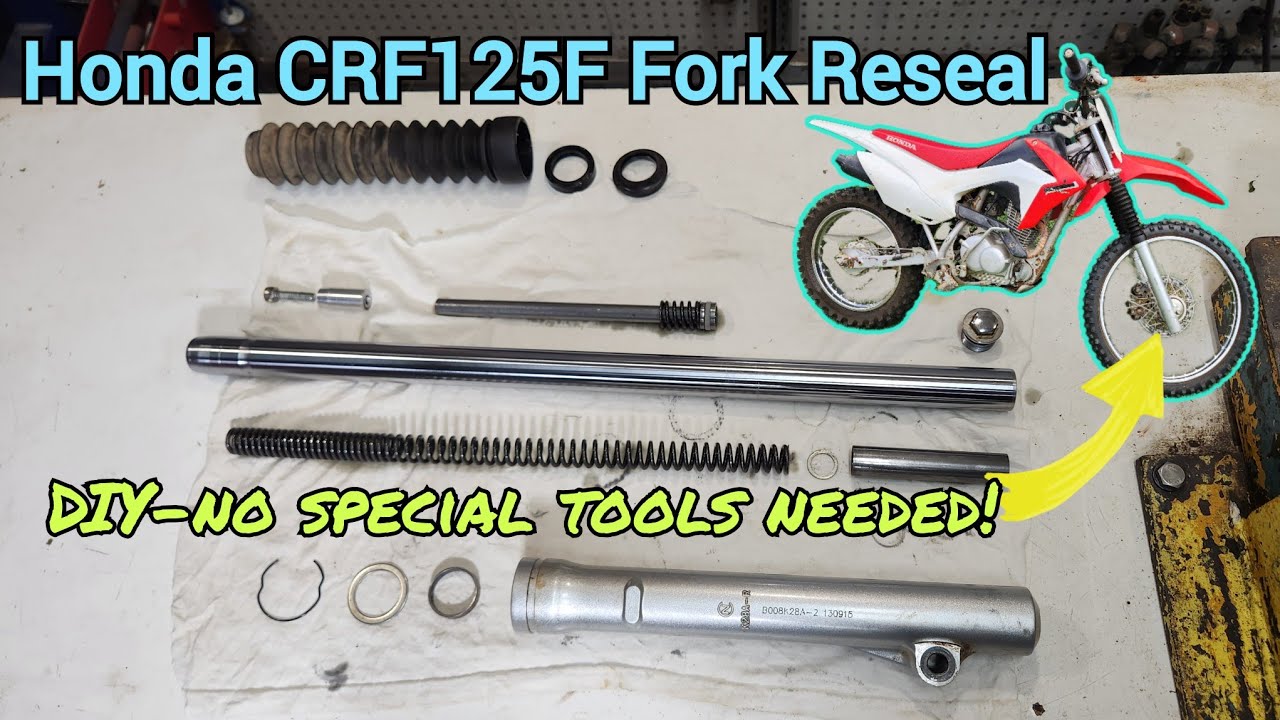 Honda CRF125F Fork seal replacement | All specs and oil levels!