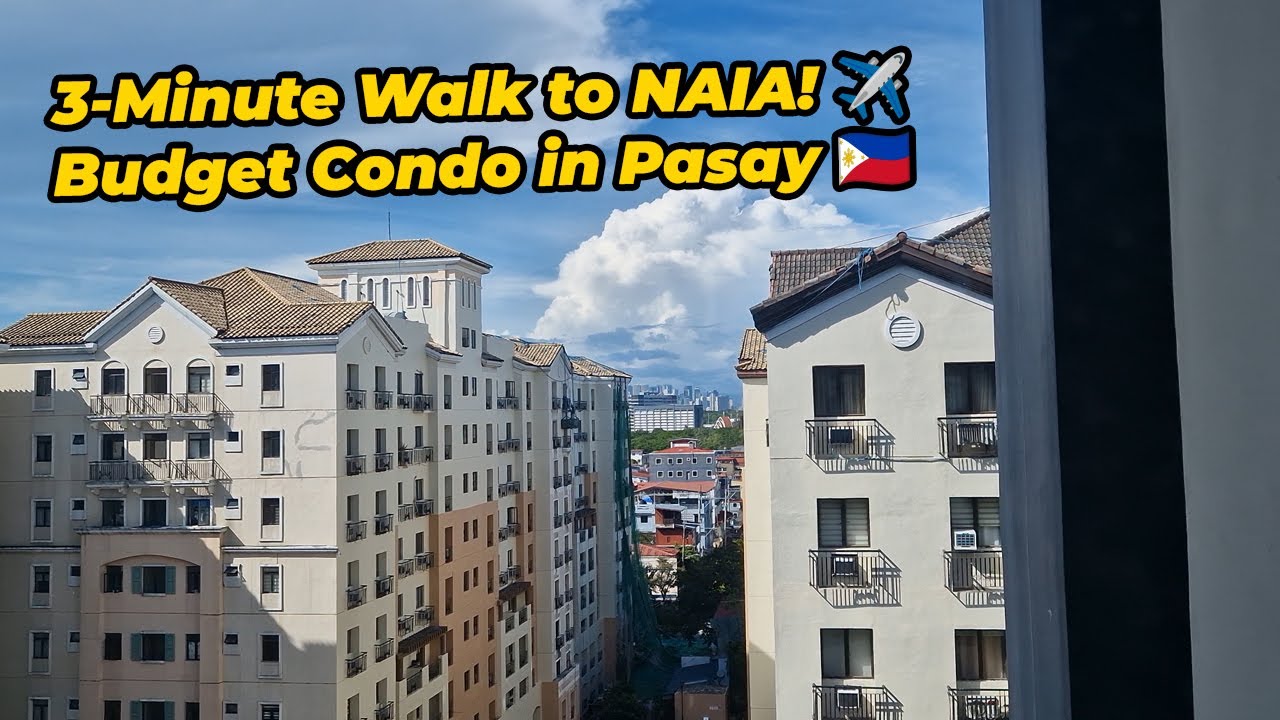 3-Minute Walk to NAIA Terminal 3 – Budget Condo Tour