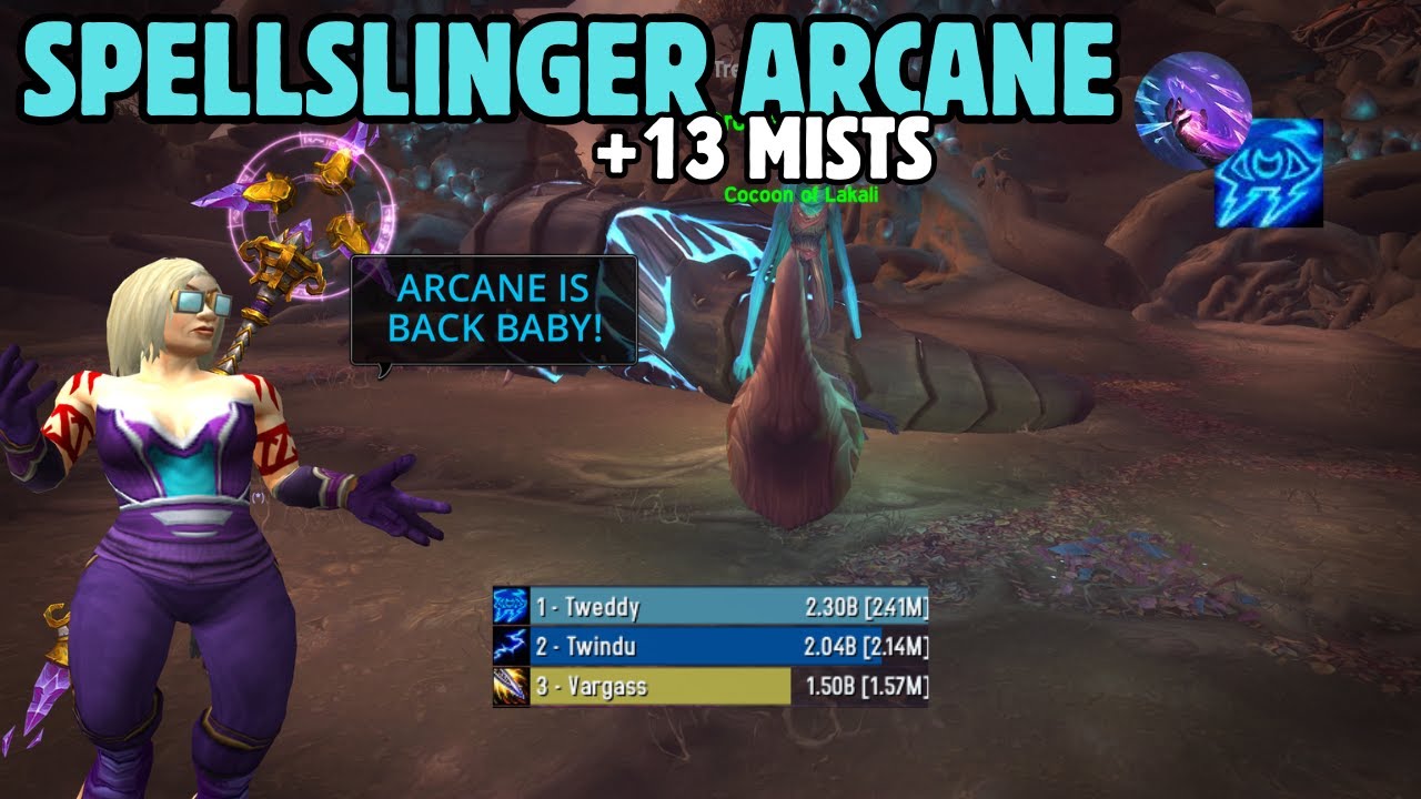 NEW ARCANE IS SICK | Mists of Tirna Scithe +13 | 2.4M DPS