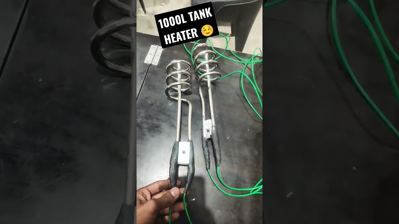 1500Watts Tank Heater Setup 🤗 #construction #wiring #automobile #electrician #electrical #electrican