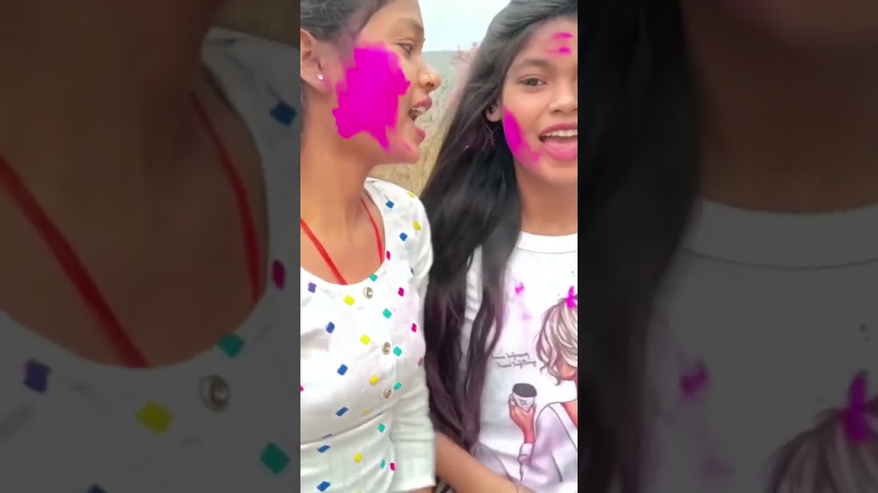 Happy Holi 🌈😁 #shortvideo #youtubeshorts #khortha #dhanbad #jharkhand