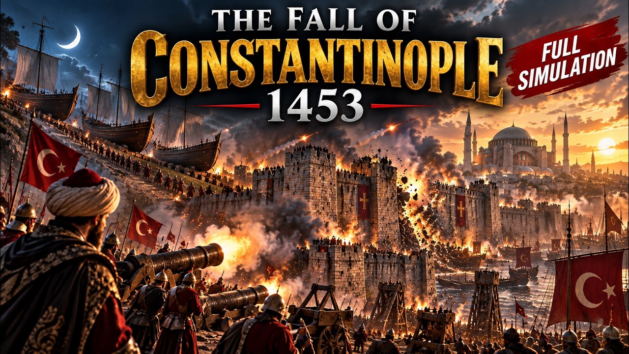 The Fall of Constantinople (1453) &mdash; Epic Siege Simulation