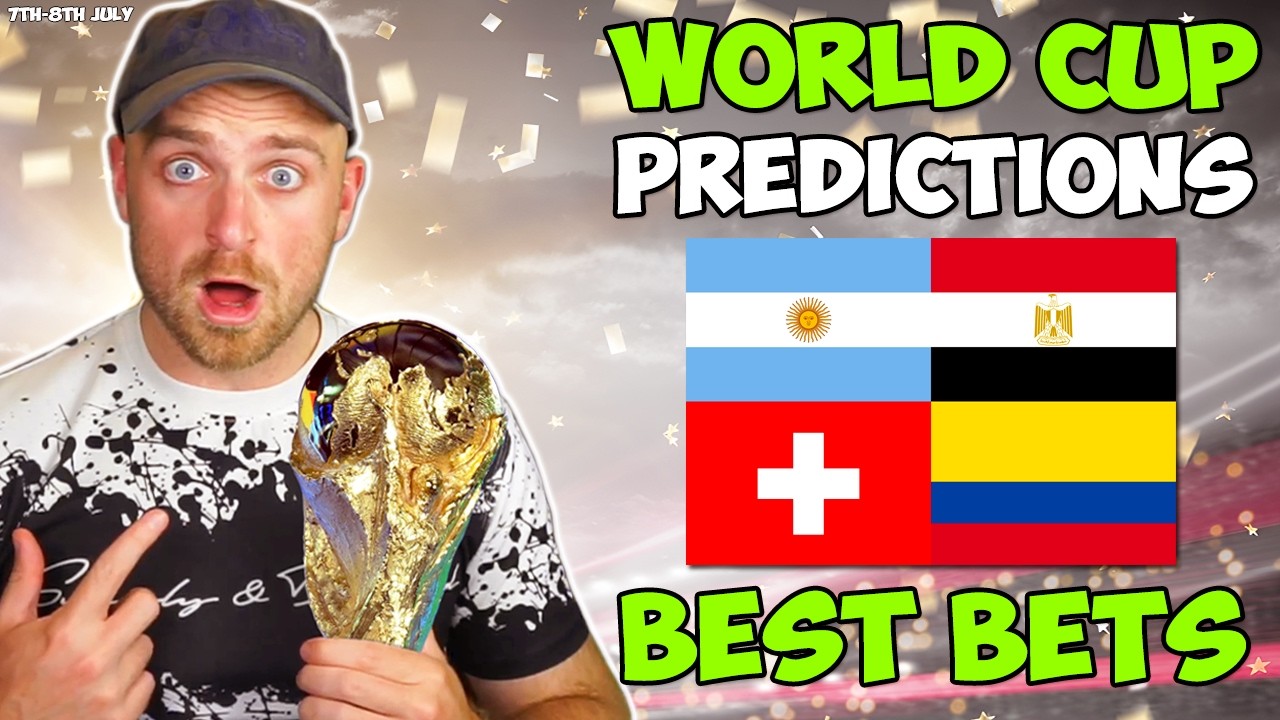 MESSI WILL SCORE! Argentina vs Egypt & Switzerland vs Colombia | World Cup - Round of 16 Best Bets!