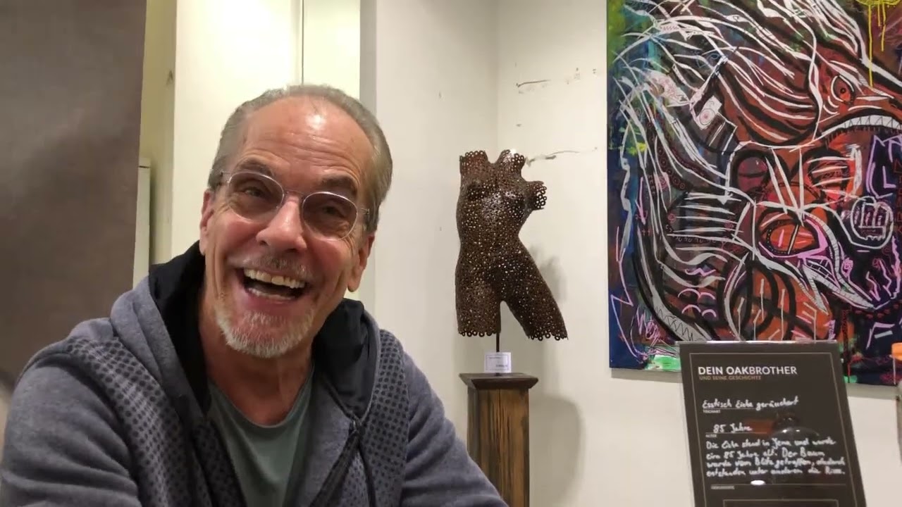 Mini Interview with the Contemporary German Painter Thomas Düwer in the Luise Gallery in Hannover