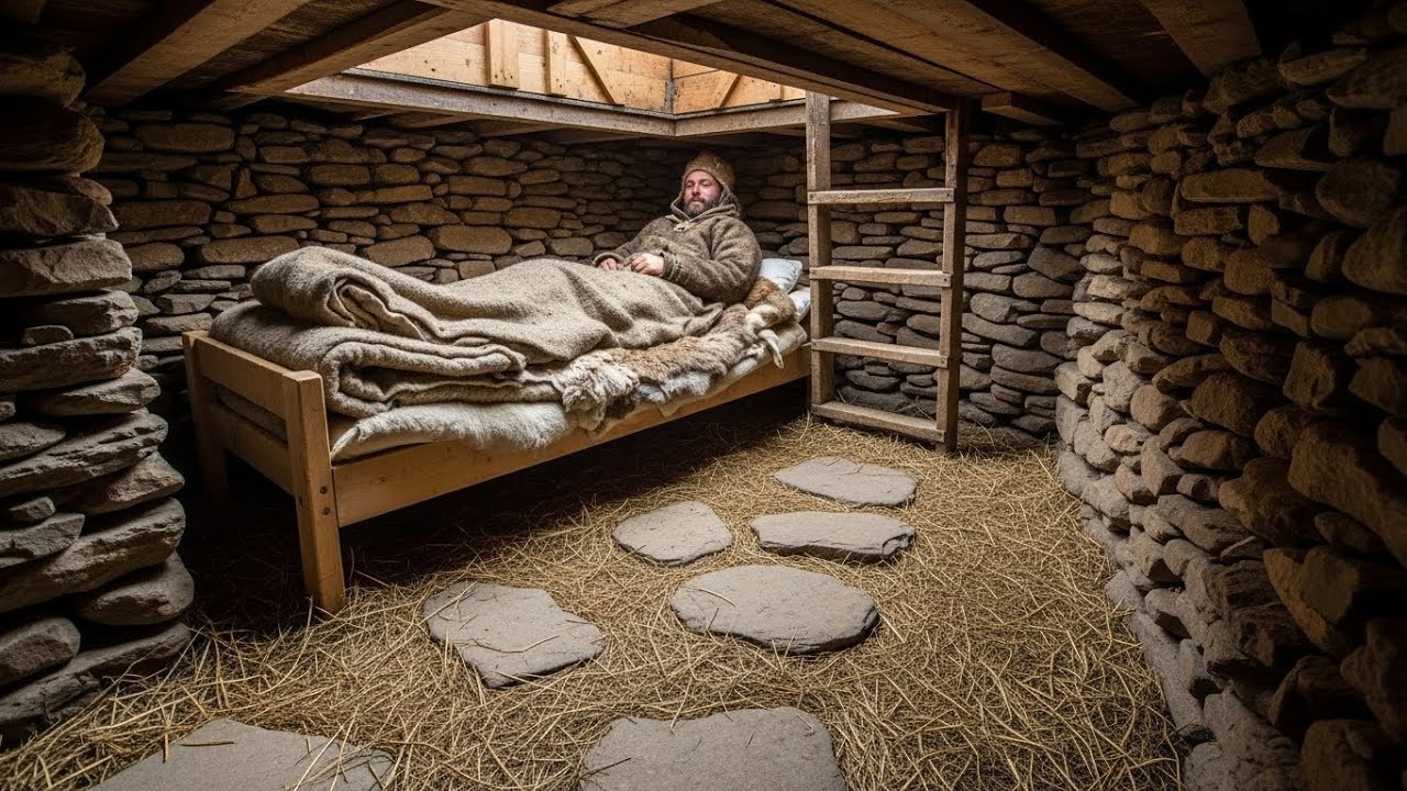 Everyone Laughed When He Built an &ldquo;Basement Bed&rdquo; &mdash; Until He Slept 42&ordm; Warmer While Cabin Froze