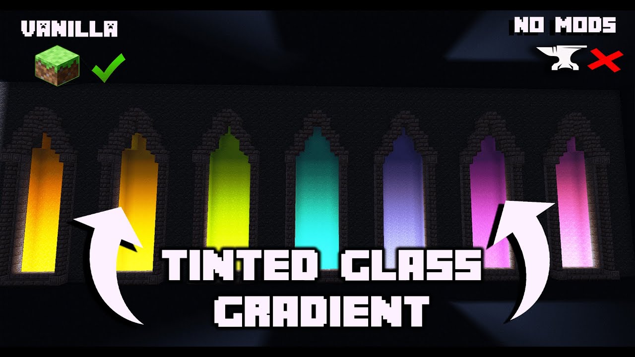 ♡ OMBRE WINDOWS GRADIENT ♡  JAVA ONLY!   MINECRAFT TUTORIAL ♡ NO MODS REQIRED ♡