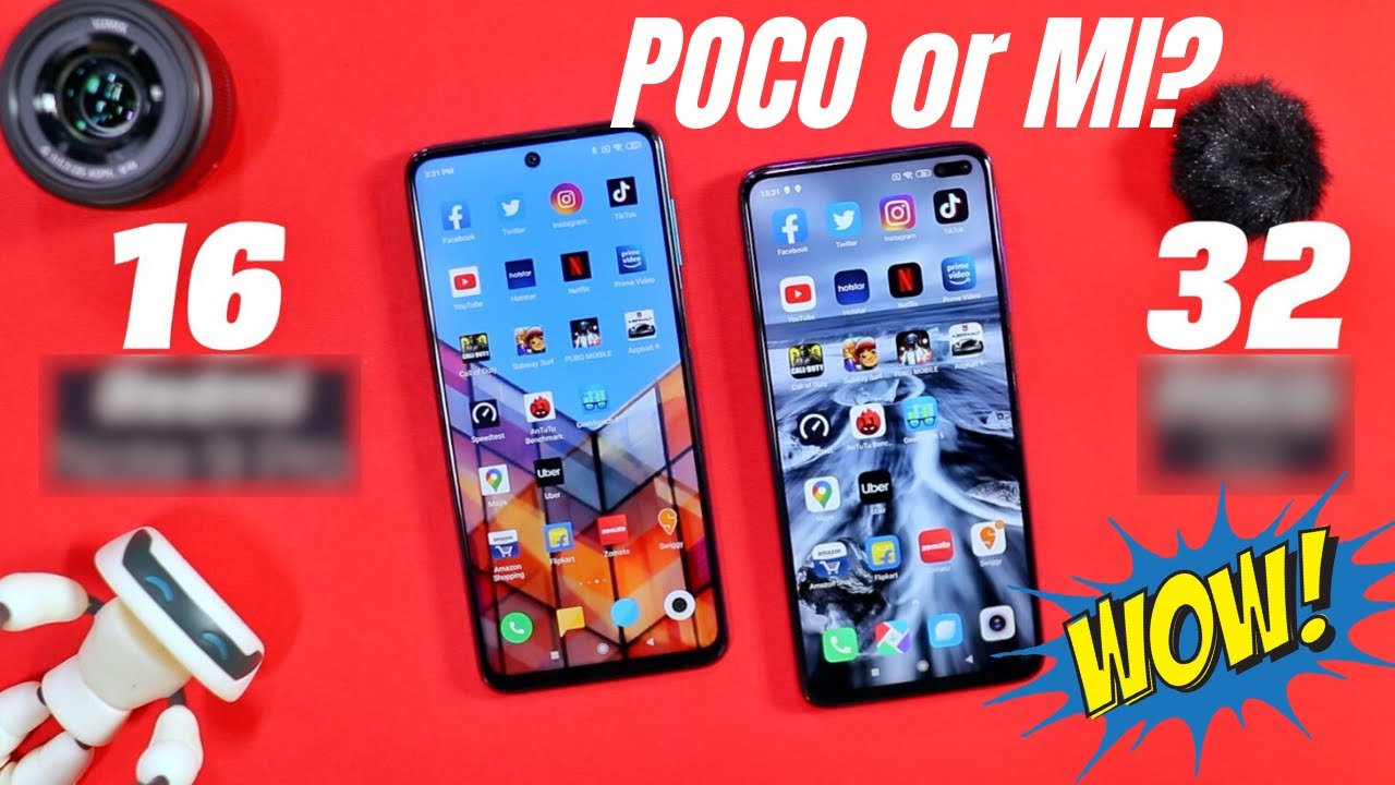 POCO X2 Vs Redmi Note 9 Pro - SPEED TEST - The Faster Smartphone?