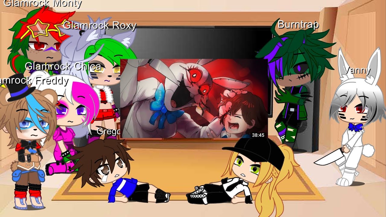 Fnaf security breach react história de security breach