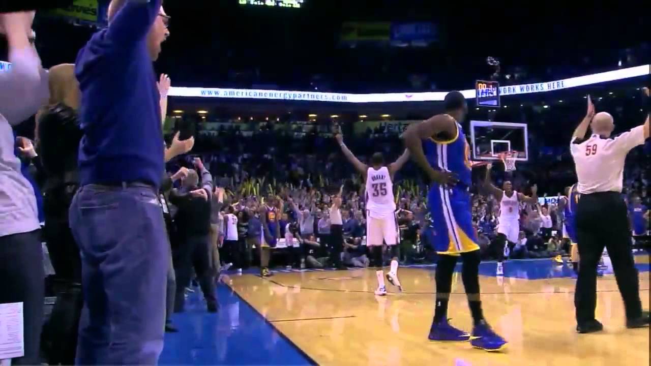 Russel Westbrook's buzzerbeater vs Golden State [Golden State - Oklahoma City 112-113, 29 Nov 13]