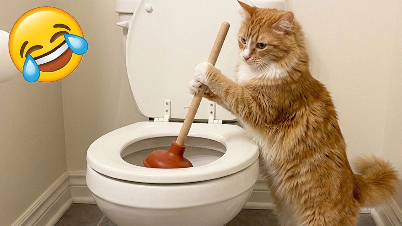 Смеешься — проигрываешь 😹🤣 Самые смешные собаки и кошки 2026 года 😹 Часть 14