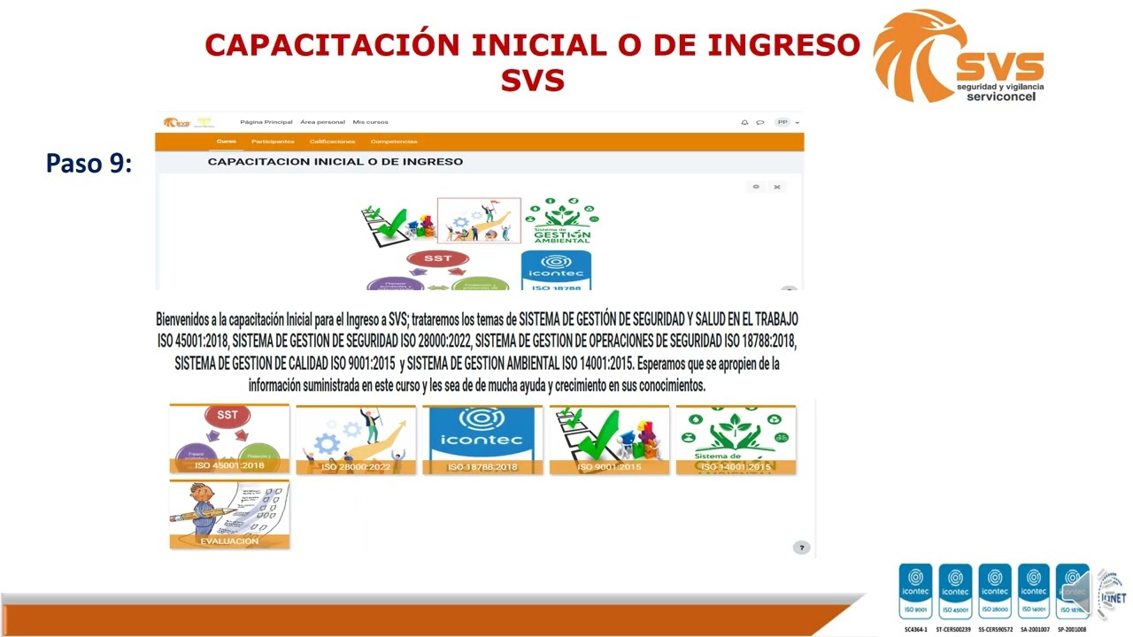 Capacitación SVS INICIAL