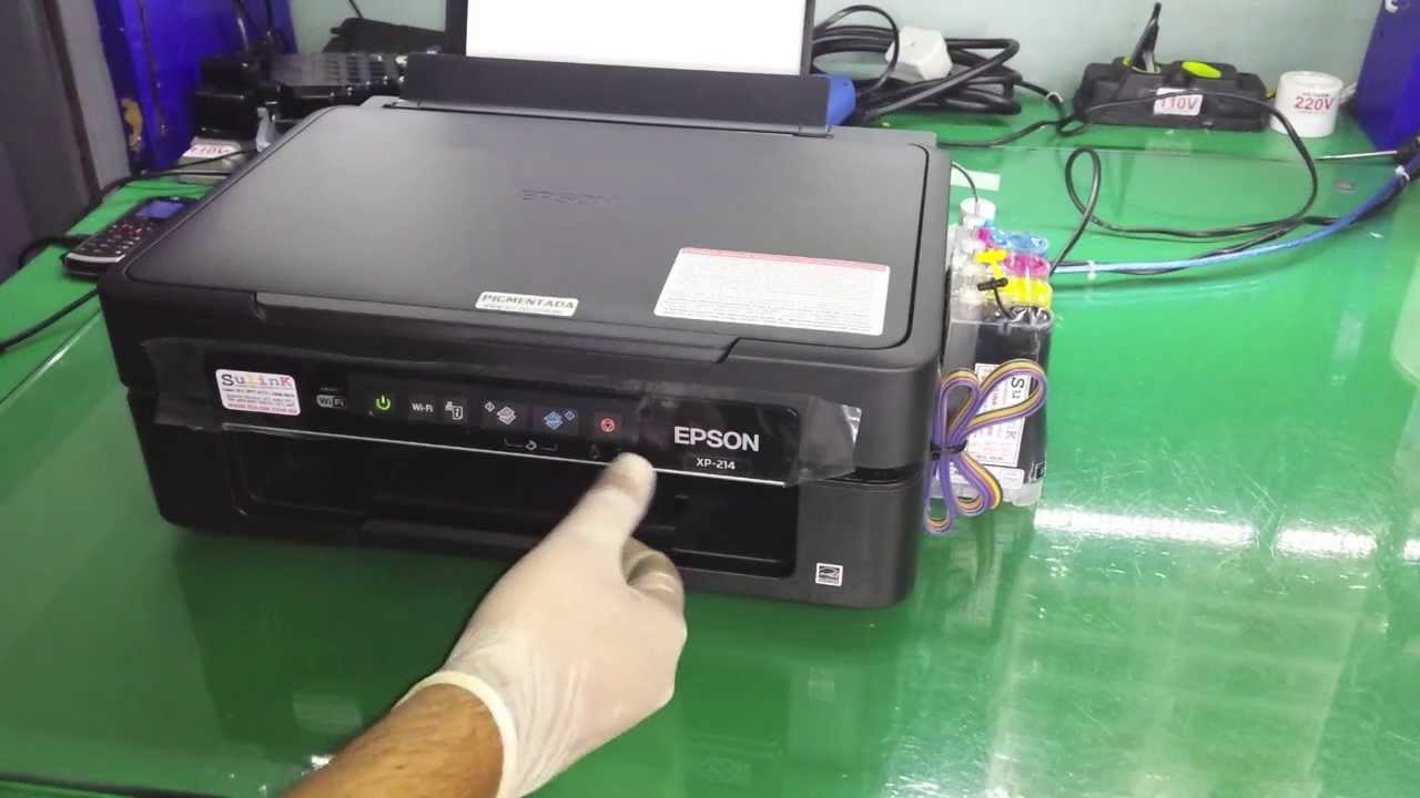 Reset do Chip do Bulk Ink na Epson XP201 XP204 XP214 XP211 XP 212- SULINK