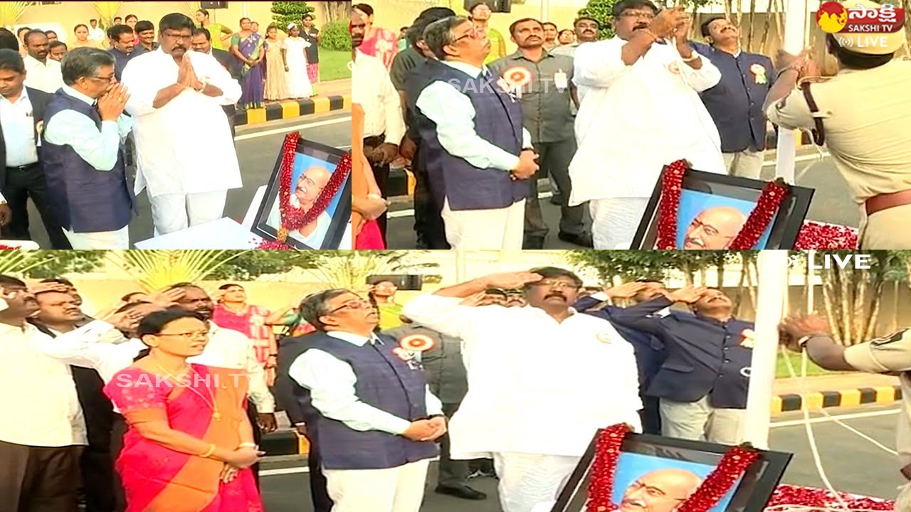 Koyye Moshen Raju Flag Hoisting At AP Legislative Council | Republic Day Celebrations @SakshiTVLIVE