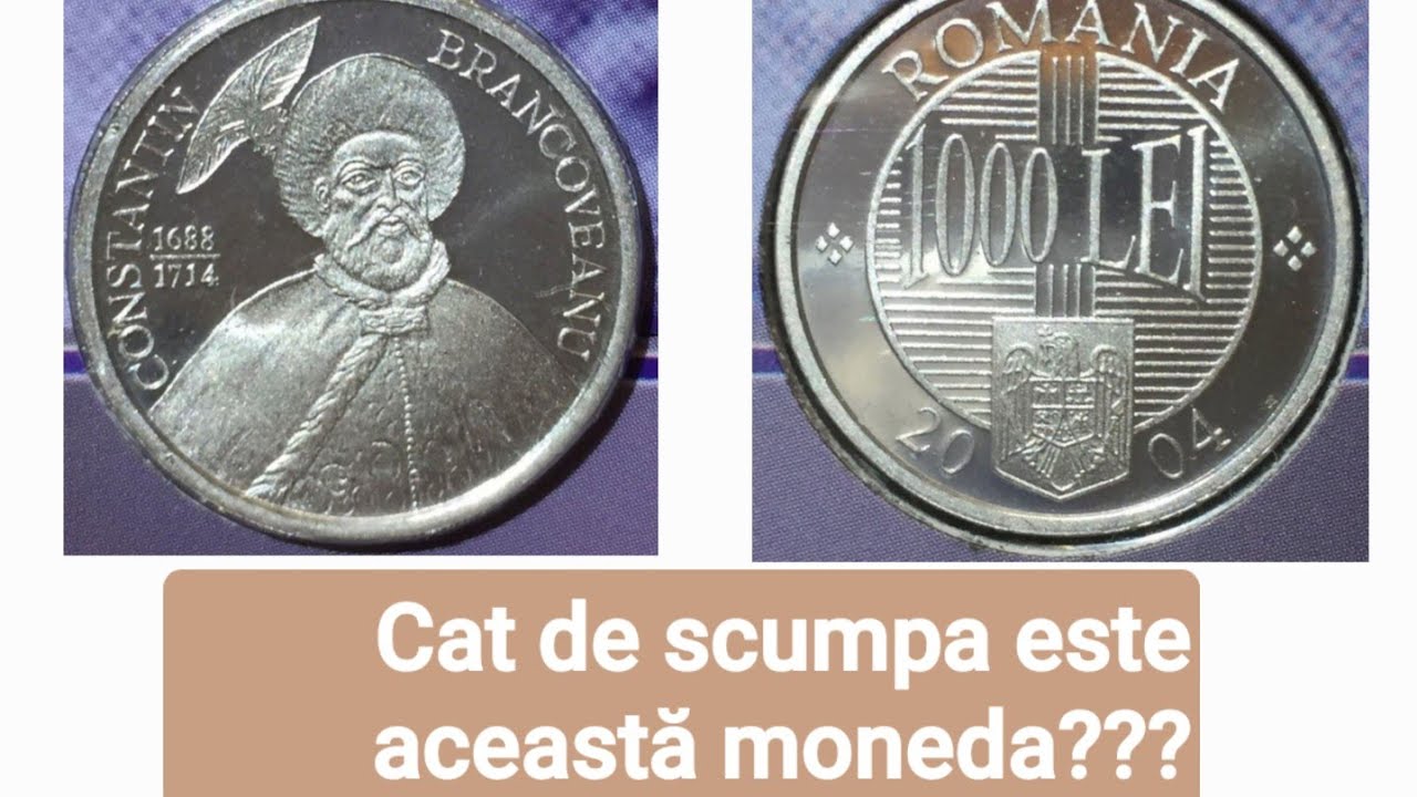 🔴СКОЛЬКО СТОИТ МОНЕТА 1000 ЛЕЕВ С КОНСТАНТИНОМ БРЭНКОВЯНУ?🔴