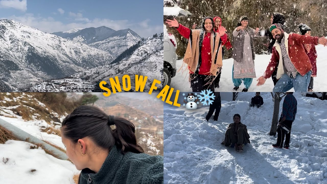 2026 ki first snowfall 🏔️❄️ || Suman Sohta || 15