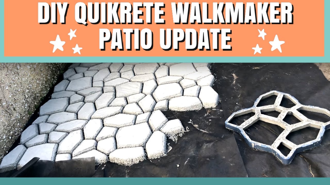 DIY PATIO UPDATE | Quikrete Walkmaker