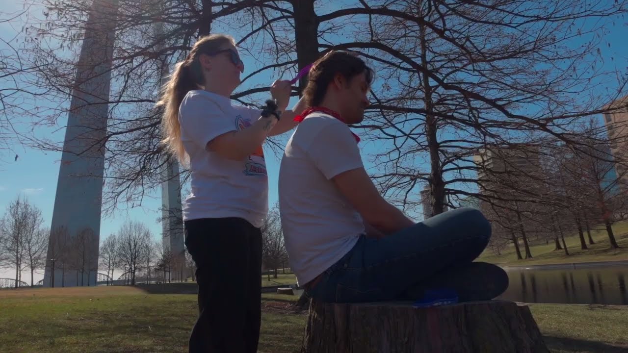 ASMR She Brushes Your Hair & Massages Your Neck 😴 Outdoor Personal Attention (No Talking)
