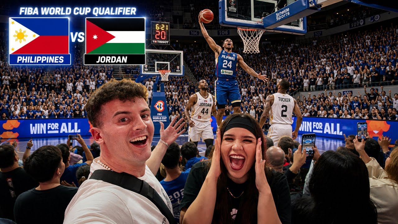 Наш первый матч ФИБА на Филиппинах! Gilas Pilipinas против Иордании в отборочном турнире Кубка мира