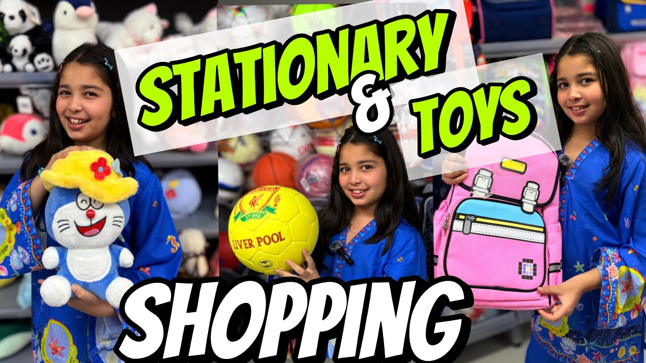 Aayat Arif II Stationary and Toys Shopping (fans demand) II vlog