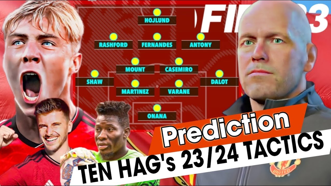 PREDICTION ! Manchester united 23/24 TACTICS - FIFA 23