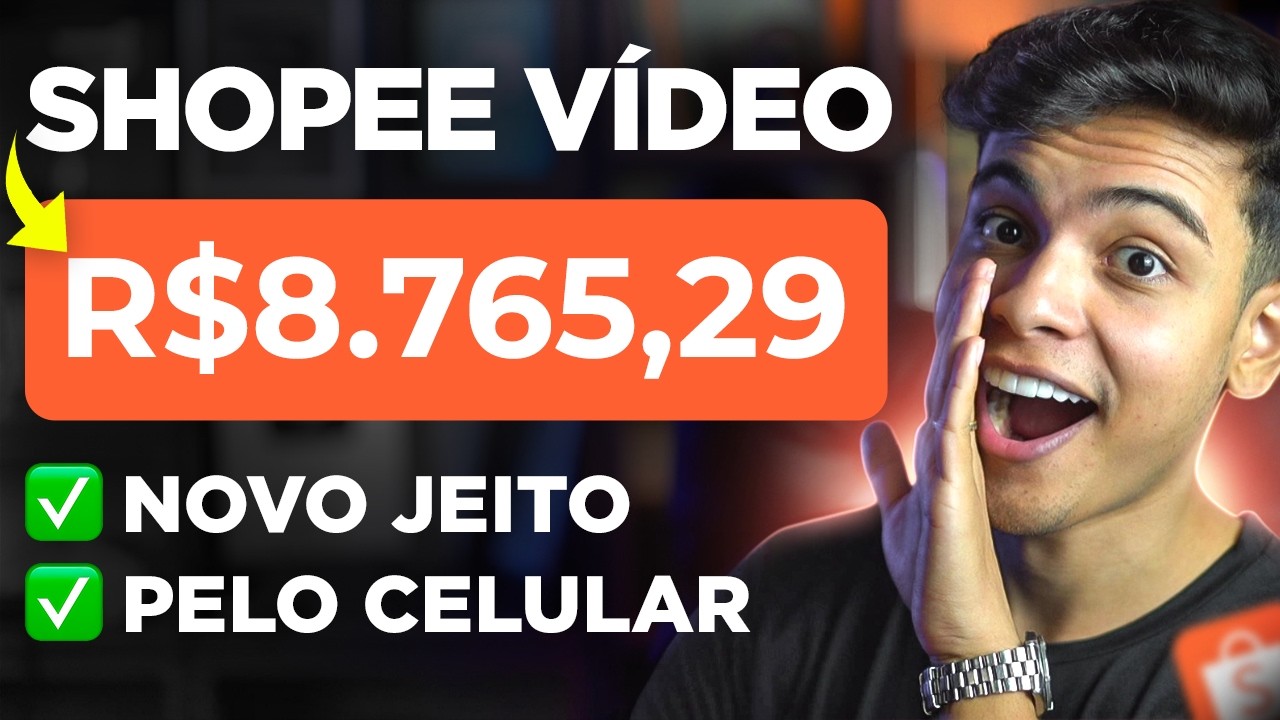 SHOPEE VIDEO: A NOVA FORMA DE VENDER NA SHOPEE DE GRA&Ccedil;A USANDO UM CELULAR E SEM APARECER