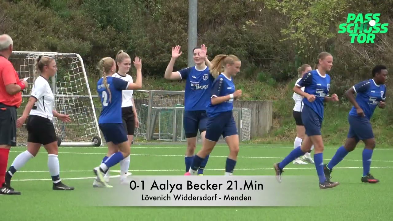 SV Lövenich Widdersdorf Frauen vs SV Menden Frauen/U17/1.Mannschaft | Pass Schuss Tor