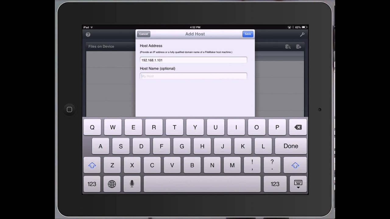Accessing a Remote Filemaker Database from FMGO 12
