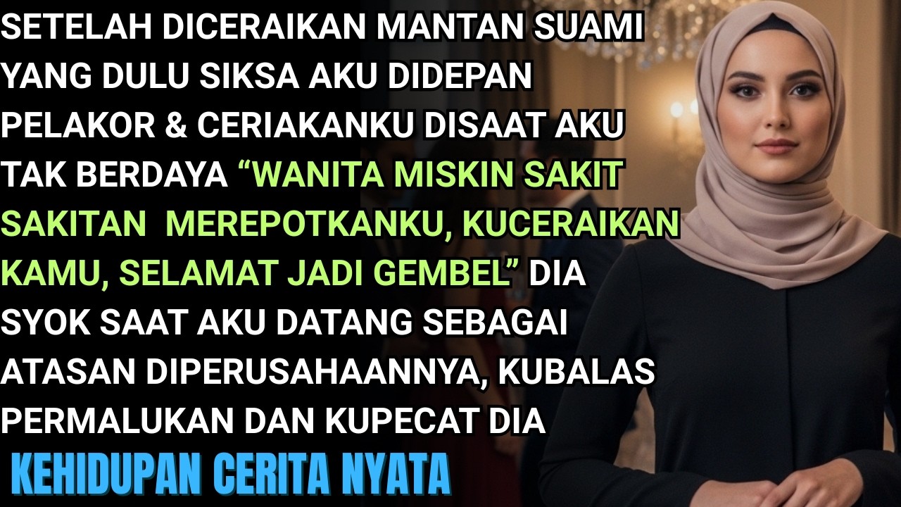 MANTAN SUAMI YG DULU CERAIKANKU DIDEPAN PLAKOR SYOK SAAT KU DATANG SBG ATASAN DIKANTOR- KUPERMALUKAN