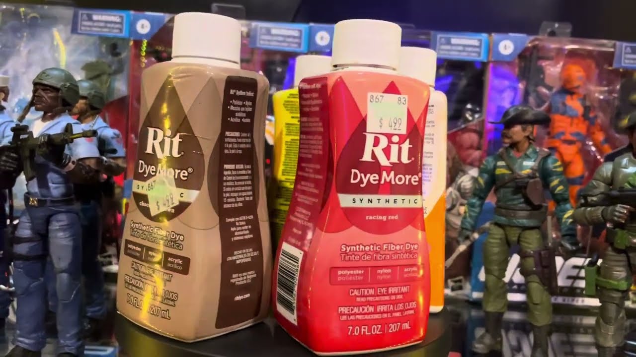 G.I. Joe Classified Customs part 3-using Rit Dye for skin tones